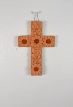 Oaxaca Handmade  Clay Wall Cross Crucifix - Image 2