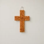 Oaxaca Handmade Clay Wall Hanging Cross