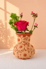 Oaxaca Pottery Clay Vase Small