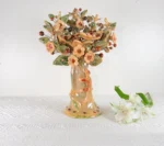 Oaxaca Pottery Glazed Tree of Life Barro Bordado - Image 2