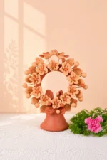 Oaxaca Pottery Tree of Life Embroidered Clay