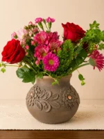 Oaxaca Smoked Clay Vase