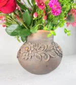 Oaxaca Smoked Clay Vase - Image 4