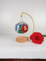 Poinsettia Talavera Ornament - Image 2
