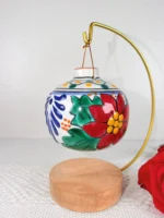 Poinsettia Talavera Ornament - Image 3