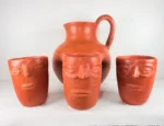 Red Clay Pitcher Set - Image 4