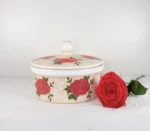 Red Roses Ceramic Tortillero Handmade in Mexico - Image 2