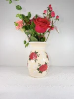 Roses Ceramic Handmade Vase - Image 3