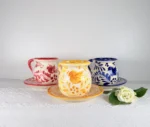 Small Ceramic Dinnerware Set Handpainted in Mexico - Image 7