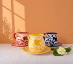 Small Ceramic Dinnerware Set Handpainted in Mexico