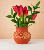 Small Filigrana Clay Vase from Oaxaca
