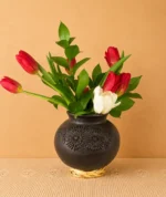 Smoked Clay Vase Handmade in Oaxaca