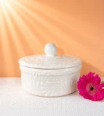 Talavera Style Tortillero White