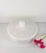 Talavera Style Tortillero White - Image 2
