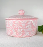 Talavera Tortilla Warmer in Pink - Image 3