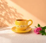 Traditional Capula Michoacan Mug and Saucer