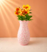 Traditional Pink Talavera Vase
