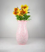 Traditional Pink Talavera Vase - Image 2