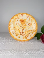 Yellow Ceramic Mug and Saucer Set - Image 2