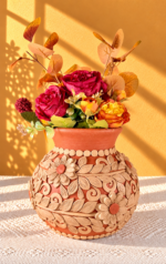 Handmade Clay Vase from Oaxaca Mexico