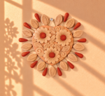 Handmade Filigrana Clay Sacred Heart Wall Decor | Oaxaca, Mexico