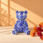 Talavera Style Decorative Bear