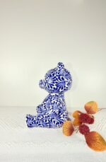 Talavera Style Decorative Bear - Image 3