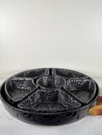 Talavera Style Chip and Dip Set, Mexican Ceramic Snack Tray - Image 3