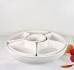 Talavera Style Chip and Dip Set, Mexican Ceramic Snack Tray - Image 3
