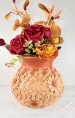 Handmade Clay Vase from Oaxaca Mexico - Image 3
