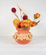 Handmade Small Clay Vase from Oaxaca Mexico - Image 3