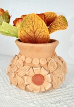 Handmade Small Clay Vase from Oaxaca Mexico - Image 4