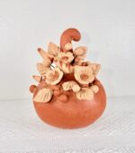 Handmade Oaxaca Clay Pumpkin with Birds & Flowers | Mexican Folk Art - Image 3
