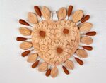 Handmade Filigrana Clay Sacred Heart Wall Decor | Oaxaca, Mexico - Image 3