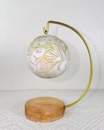 Hand-Carved Jícara Ornament | Mexican Folk Art Christmas Ornament - Image 5
