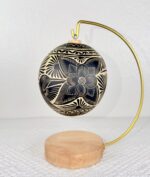 Hand-Carved Jícara Ornament | Mexican Folk Art Christmas Ornament - Image 4