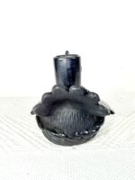 Handmade Barro Negro Hen Candleholder | Oaxacan Black Clay Folk Art - Image 4