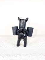 Handmade Barro Negro Donkey Candleholder | Oaxacan Black Clay Folk Art - Image 5