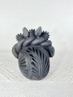Handmade Barro Negro Skull | Oaxacan Black Clay Folk Art - Image 5